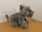 Toys R Us Animal Alley Gray Scottish Terrier Schnauzer Plush Dog Stuffed Animal 
