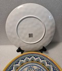 New Certified International Portofino 11  Melamine Dinner Plates Multi Colored 4