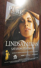 2010 Lindsay Lohan Concert Flyer Card 4x6  - Pure Nightclub Las Vegas