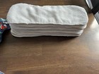 Lot 6 Pocket Cloth Diapers With 12 Inserts As Is Pre-owned Alva Baby Reusable B