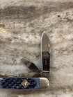 Vintage Bsa Cub Scout Blue Folding Pocket Knife Camillus New York 3 Blade Usa-vg