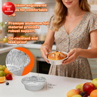 50 Pack Mini Pie Pans  5in Pie Tins  Disposable Aluminum Round Foil Tart  Alumin