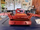Small Vintage Singer Wooden Expandable Sewing Box Storage Organizer With Handle