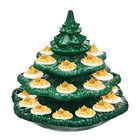 2026 New 4 Tier Christmas Tree Shape Deviled Egg Platters Trays Holds 26 Holes