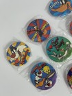 Vintage 1990s Kids  10 Looney Tunes Safety Pin Back Buttons Wb Daffy Bugs Taz L1