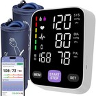 Automatic Bluetooth Blood Pressure Monitor - Large Xl Cuff  Smart App Sync  Easy