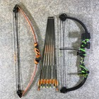 Barnett Tomcat 2   Wildcat Compound Bows With Arrows Archery Set Bundle Youth