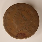 1830 Coronet Large Cent - Large Letters - Tougher Coin