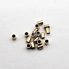 Real 14k Gold Filled Tube Crimp Beads 1 5x2mm 20pcs Small Gold Crimp Beads