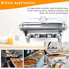 Chafing Dish Buffet Set 6 Pack 13 7 Qt Stainless Steel Chafer For Catering