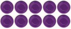New 500 3 1 G Purple Light Weight Interlocking Plastic Roulette Poker Chips  