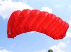 Airforce 220 Skydiving Parachute Canopy - Red 7 Cell - Complete