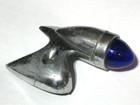 Vintage Harley Davidson Motorcycle Blue Tail Gunner Bullet Marker Light