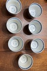 Set Of 7 Antique Meiji Period Japanese Imari Teacups Handleless Sake Cups 