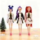 3pcs K-pop Demon Hunter Cosplay Dolls Set  Collectible Figures With Music Light