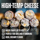 The Bearded Butchers High-temp Cheddar Cheese  1 Lb Bag  1 4-inch Cubes  Shelf-s