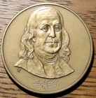 1980 Franklin Mint Collectors Society Bronze Medal Mint Condition
