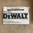 Dewalt Dwe4011 7-amp 4 5  Angle Grinder W  Discs  Handle  Bag     Works Great 