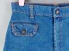 Vintage 70s Kmart Jean Shorts High Waisted Small Hippie Boho Roll Cuff