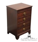 Vintage Antique Solid Mahogany Traditional Duncan Phyfe Style 17  Four Drawer   
