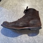 1950s Usmc Us Navy Usn Brown Roughout Boondocker Boots 1957 12e Cord Sole