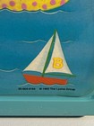 Vtg 1993 Barney   Baby Bop Thermos Plastic Lunchbox Light Blue Lyons Group 90s