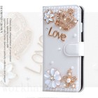 For Iphone 17 16 Pro Max 15 14 13 Luxury Bling Diamond Flip Leather Wallet Case