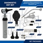 Ent Opthalmoscope Ophthalmoscope Otoscope Nasal Diagnostic Set Kit With Case