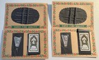 2 - Vintage Cherry Blossoms Motif Sewing Needles Package