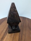 Tulay Bahay Kubo Wooden Filipino House Figurine Hand Carved