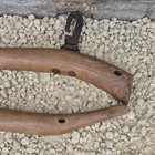 Antique Pair Of Wooden Horse Hames   Matching Farm Harness Set