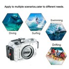 Seafrogs 60m 195ft Underwater Camera Housing For Olympus Tg-7 With Fisheyes Lens