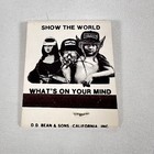 Vintage Put On Your Thinking Cap Einstein Marx Matchbook Matches Q