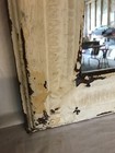 Vtg Decorative Salvaged Tin Ceiling Shabby 17x23 Metal Mirror Chic Old 801-25b