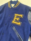 Vintage Eastwood High School El Paso Tx Letterman Varsity Jacket Wool Leather 42