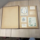 Vintage Scrapbook Filled W  Wedding Greeting Cards Gift Lists 1940s