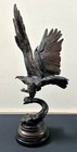 Vintage Jules Moigniez Solid Bronze Eagle Sculpture Statue Signed France 17   