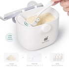 Baby Formula Dispenser  Portable Formula Dispenser Container With Scoop And C   