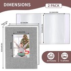 Vivinin 2 Pack Photo Album 4x6  Linen Cover Photo Book  Small Photo Album Book
