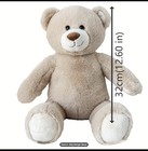 42cm 16 Inches Plush Teddy Bear Stuffed Toys Gifts And Decorative Cushion Beige