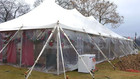 L b  White Premier 170 Dual Fuel Outdoor Tent Heater