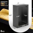 Mmasters 8kg Premium Graphite Ingot Mold For Metal Casting - High-purity Materia