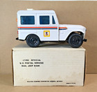 Vintage Usps 70 s Jeep Pressed Steel -  In Original Box - Made In Korea