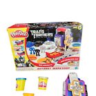Rare 2010 Play Doh Transformers Dark Of The Moon Autobot Workshop  missing 1 Fig