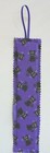 Bookmark Fabric Book Mark 2  X 8    Bookmark Cats Black Cats On Purple Background