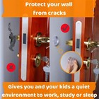 Door Stopper6 Pcs 1 97   Clear Rubber Door Stops Wall Protector Self Adhesive D