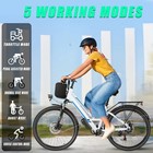 26  Electric Bike For Adults  500w Mountain Bicycle Commuting Ebike W rear Rack 