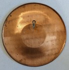 Antique Engraved Middle Eastern Copper Tone Wall Plate 7 5  