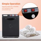 Hot Towel Warmer Salon Towel Cabinet For Salon Facials Barber Massage  5l black 