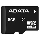New Adata 8gb Microsdhc Class 4 Flash Memory Card Retail Pack